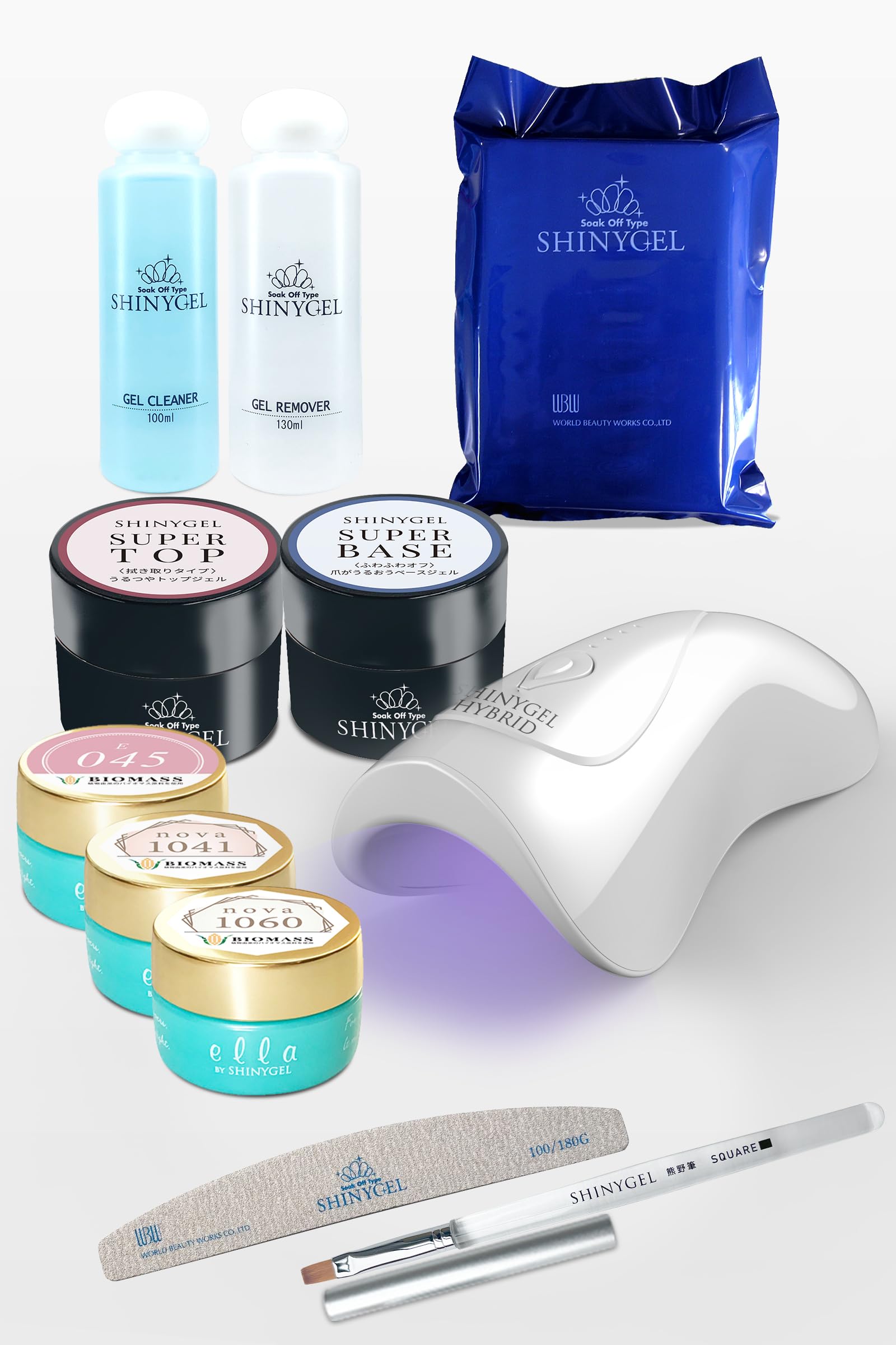 Amazon | SHINYGEL シャイニージェル ネイルキット【ポータブル6W・LED